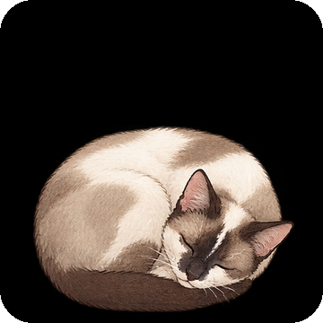 Sagwa en pose sleep
